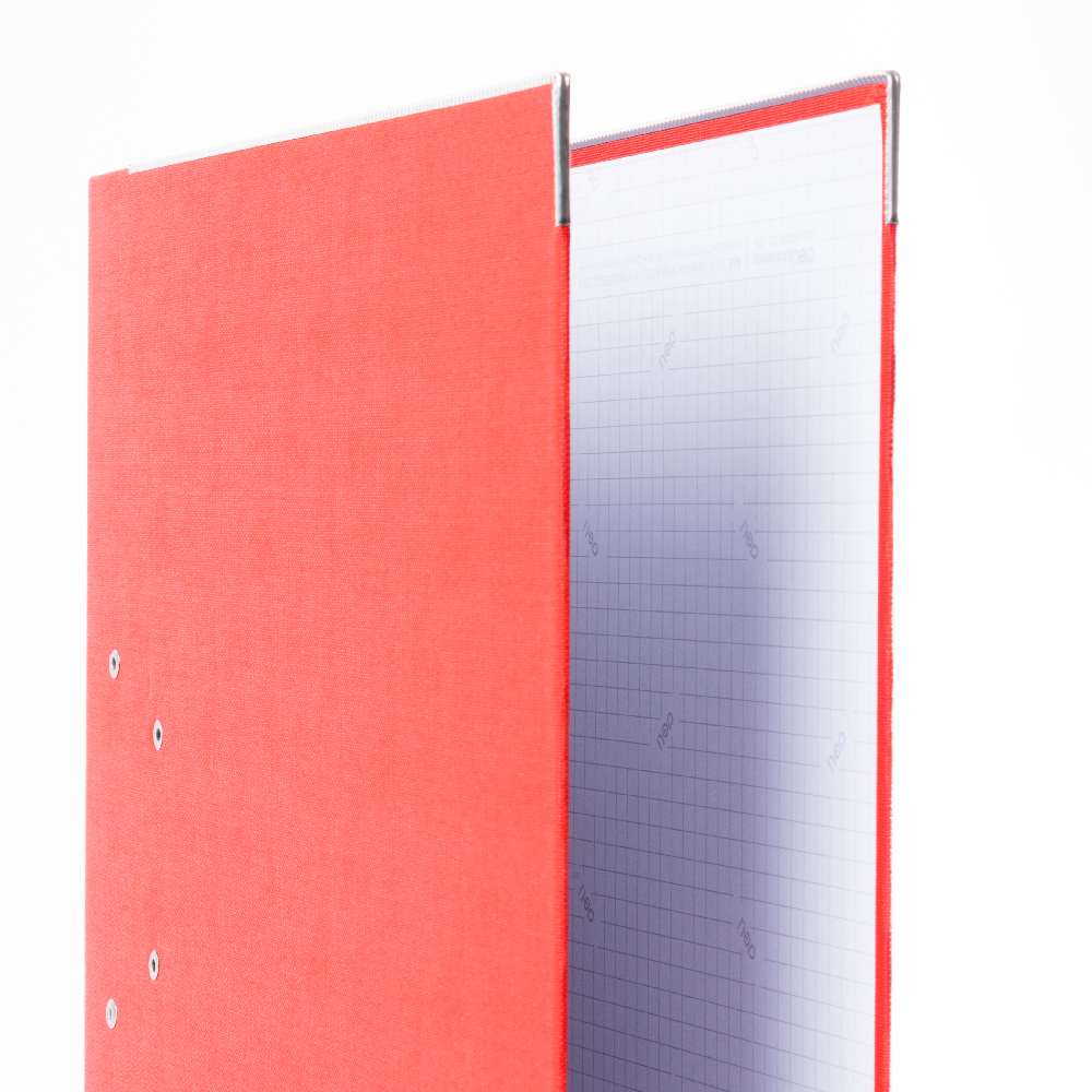 Папка-регистратор "Deli", А4, 50 мм, красный - 2