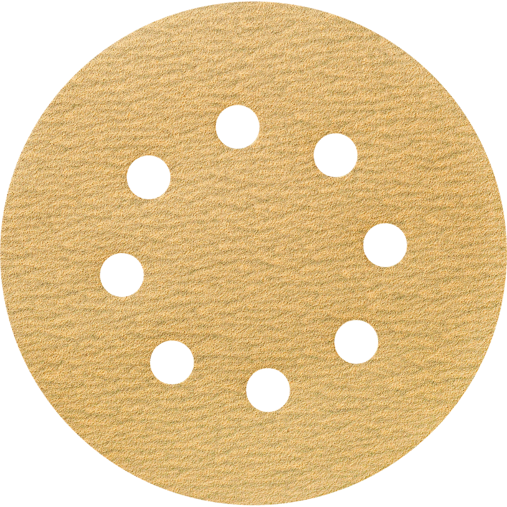 Круг шлифовальный абразивный Krugo Master, 8 отверстий, d125, p.600, 10 штук