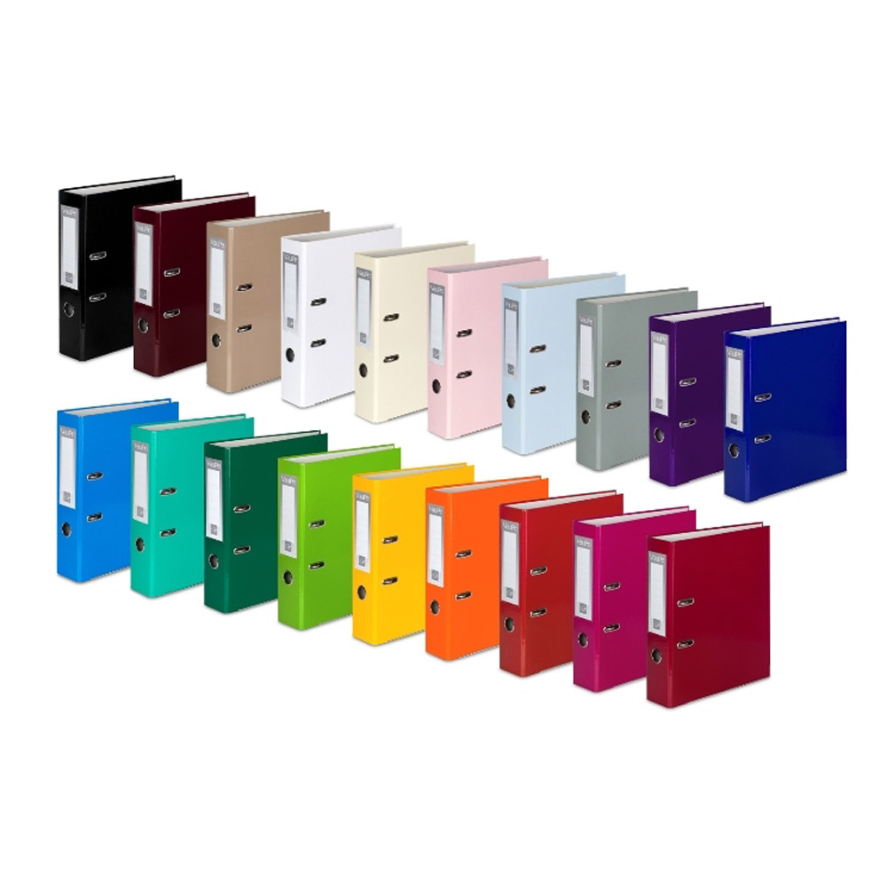 Папка-регистратор "VauPe", А4, 75 мм, ламинированный картон, пудровый - 2