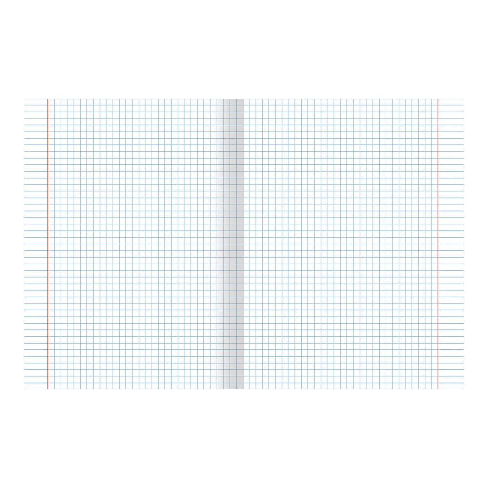 Тетрадь "Маяки", А5, 96 листов, клетка, скоба сбоку, ассорти - 4