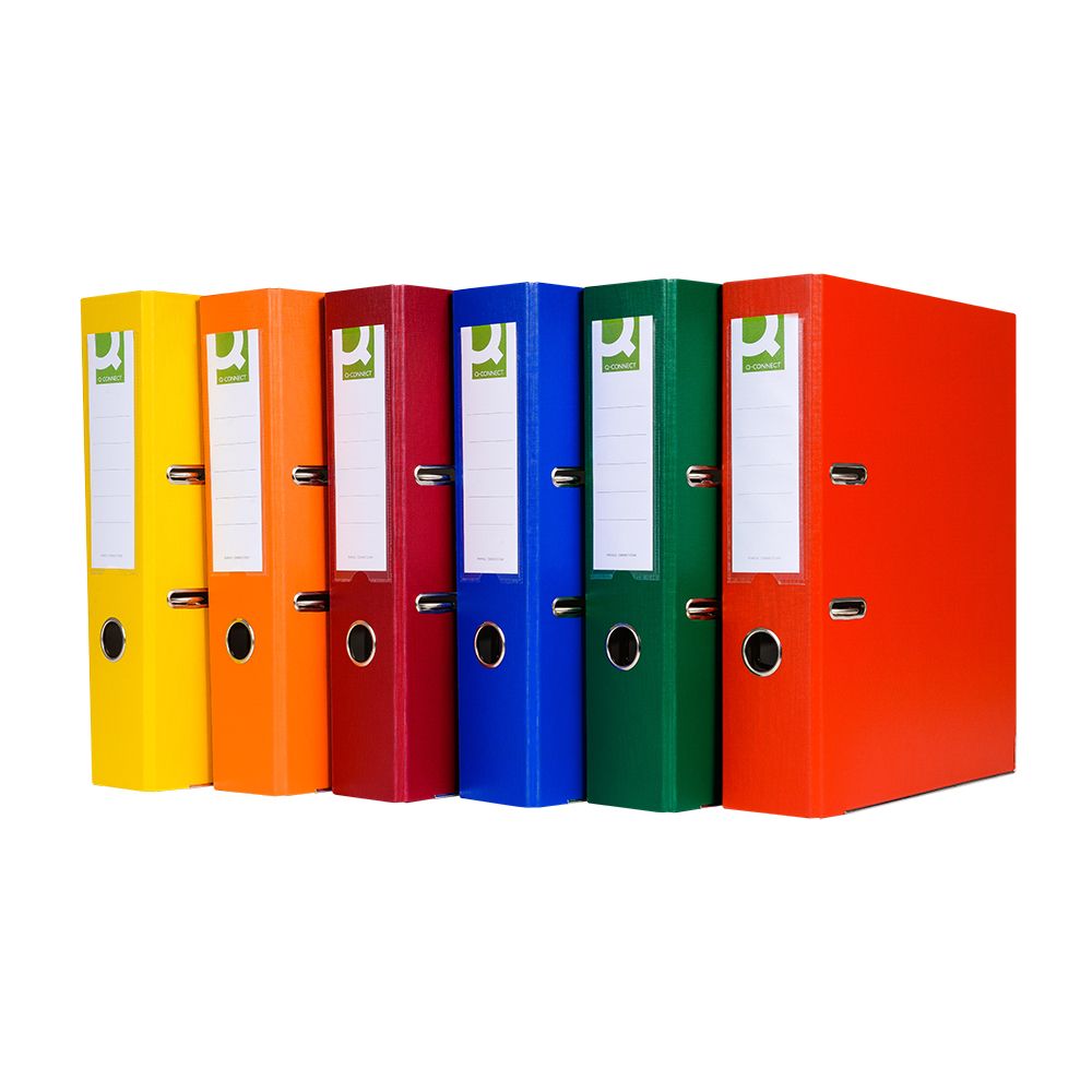 Папка-регистратор "Q-Connect ПВХ Эко", A4, 75 мм, оранжевый - 3
