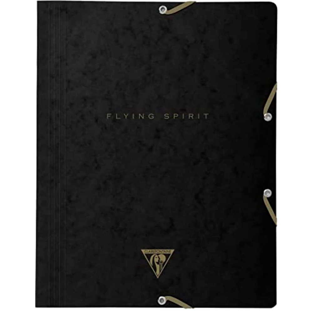 Папка на резинках "Flying Spirit", А4, 15 мм, черный