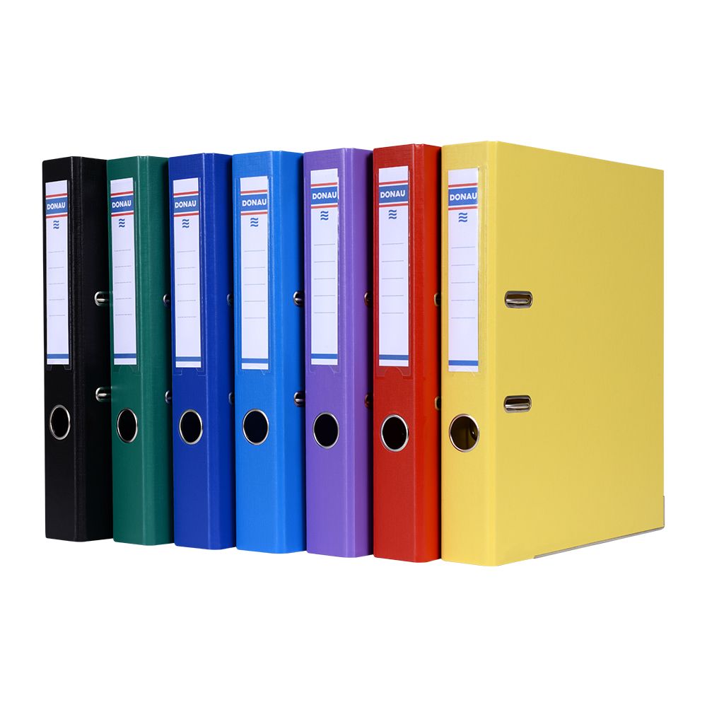 Папка-регистратор "Donau", A4, 50 мм, ПВХ, красный - 3