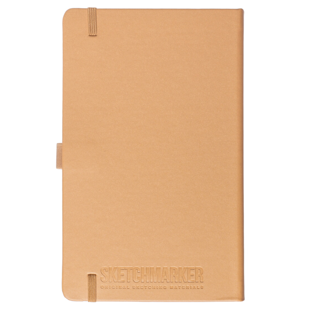 Скетчбук "Sketchmarker", 9x14 см, 140 г/м2, 80 листов, капучино - 7