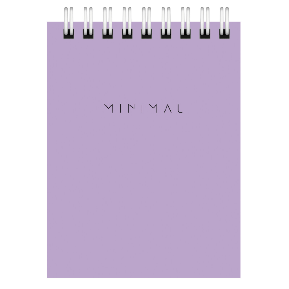 Блокнот "Minimal Pastel", А7, 40 листов, клетка, ассорти - 3