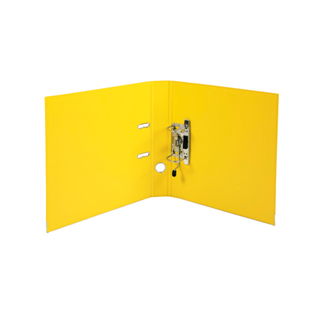 Папка-регистратор "Exacompta", A4, 50 мм, ПВХ, желтый - 3