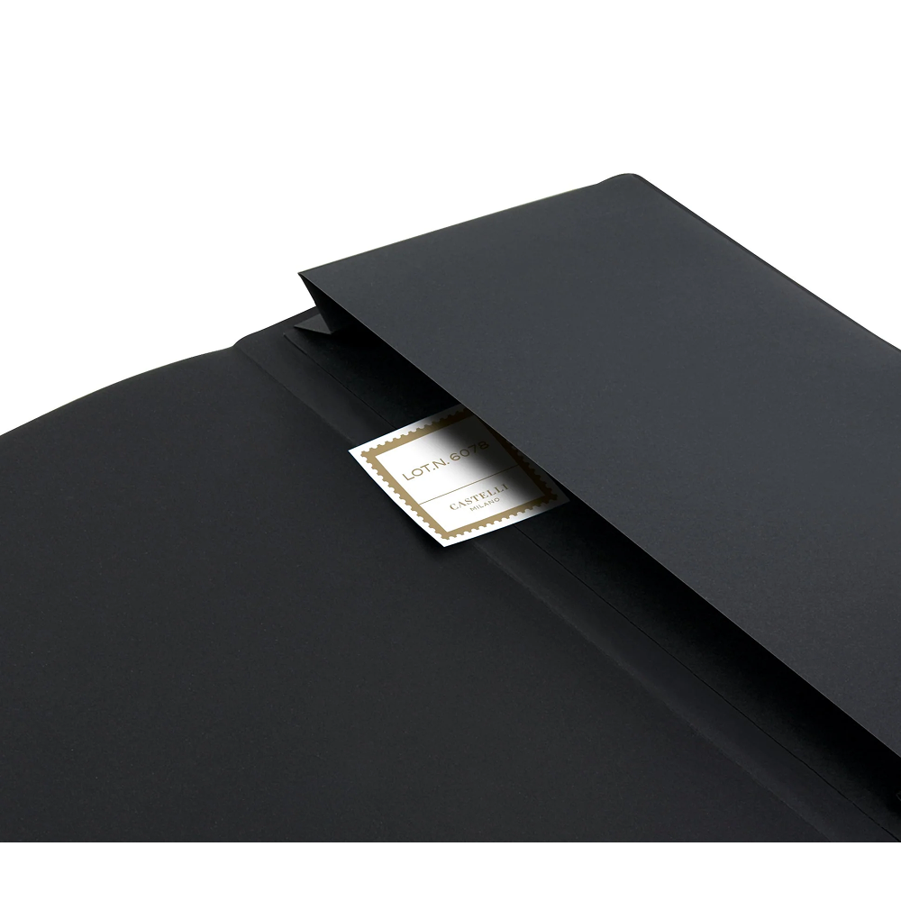 Блокнот "Copper baroqe", А5, 96 листов, черный, срез медный - 6