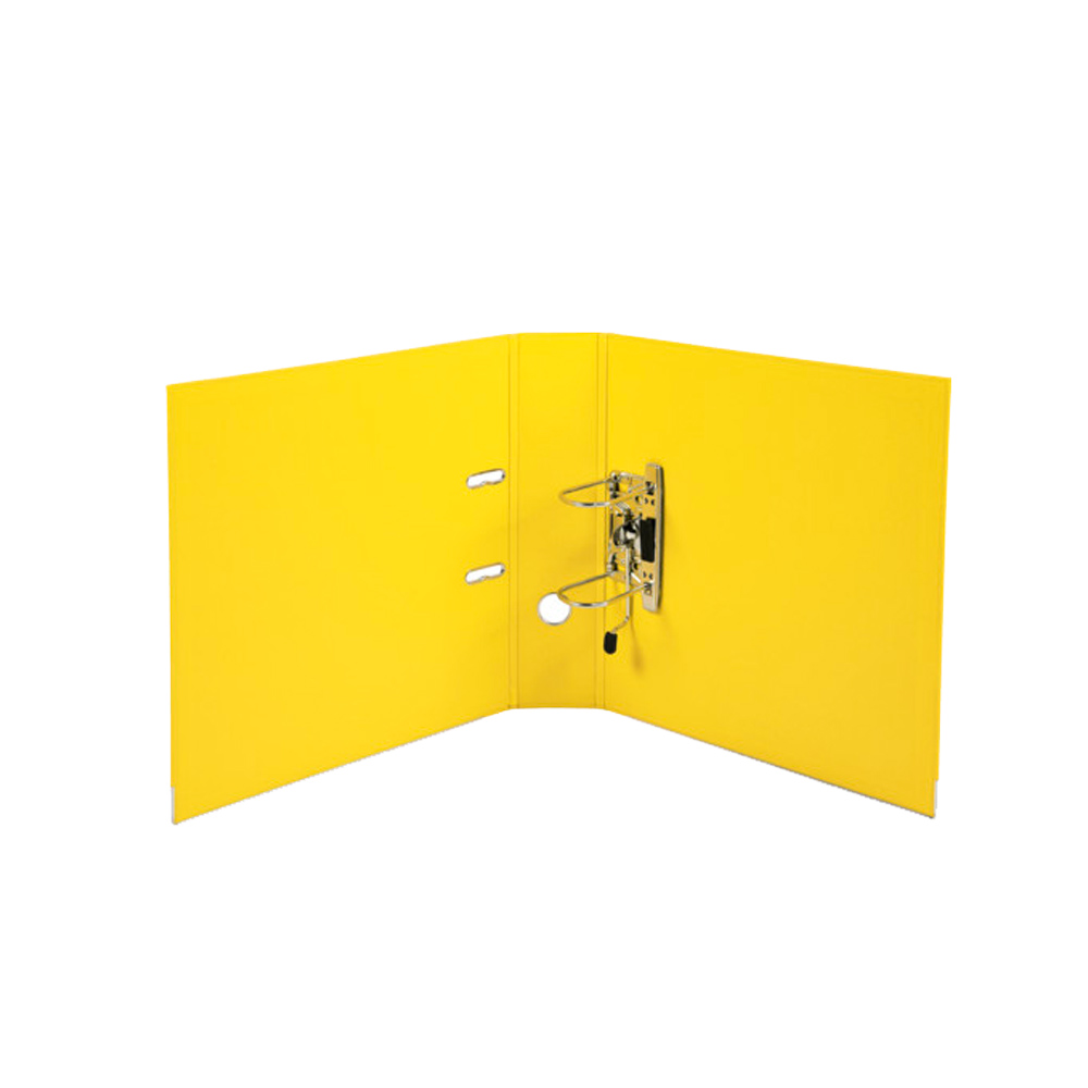 Папка-регистратор "Exacompta", A4, 80 мм, ПВХ, желтый - 3