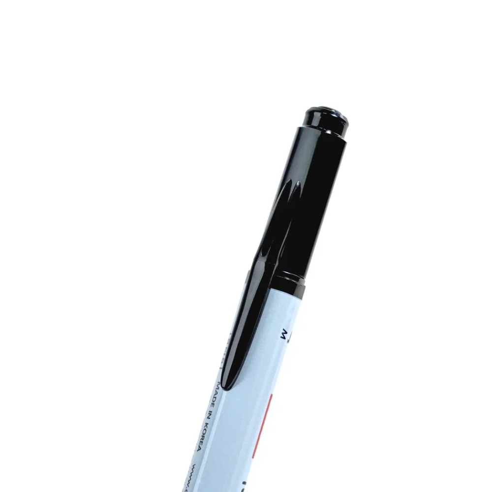 Маркер перманентный "Twin Name Pen", двусторонний, черный - 9