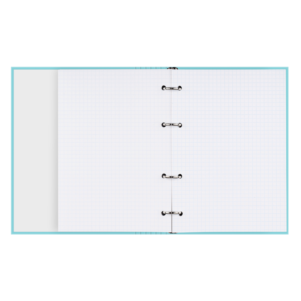 Тетрадь "Accent color", А5, клетка, на кольцах, разноцветный - 3