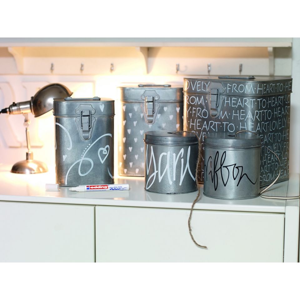 Маркер перманентный на нитрокраске Edding "750", красный - 13