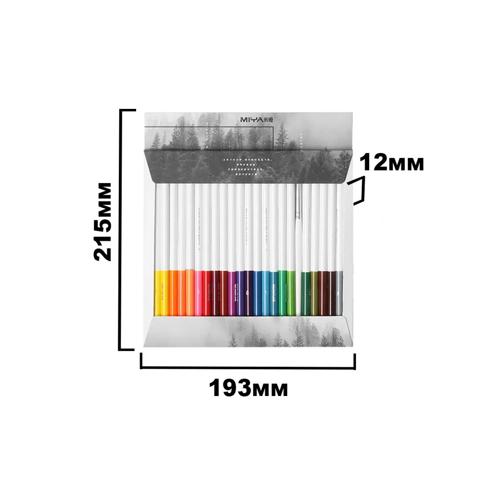 Карандаши акварельные "Himi Miya", 24 шт - 2