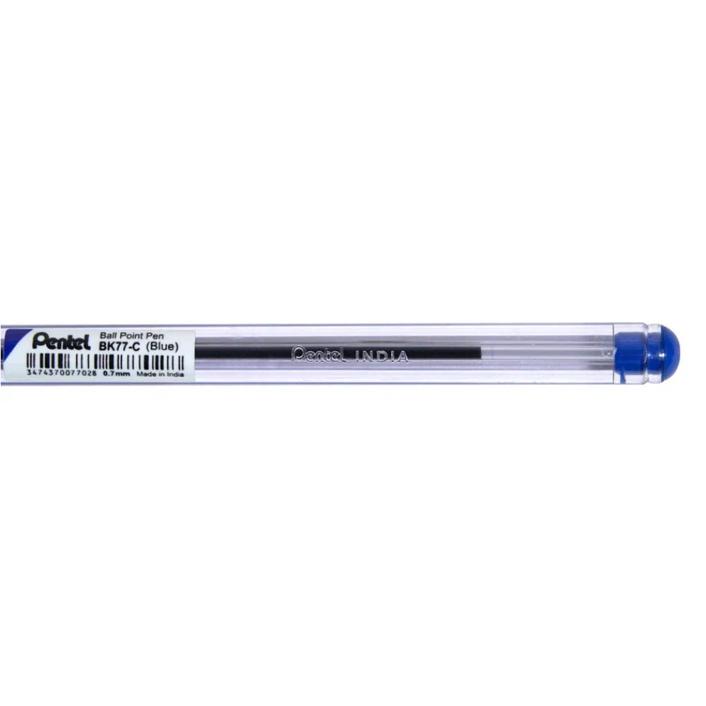 Ручка шариковая "ВК 77", 0.7 мм, прозрачный, стерж. синий - 3