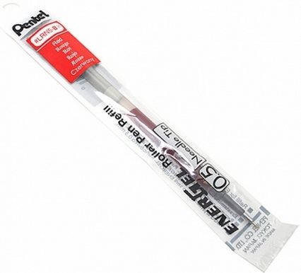Стержень-роллер "Pentel EnerGel", 0.5 мм, 110 мм, красный - 2