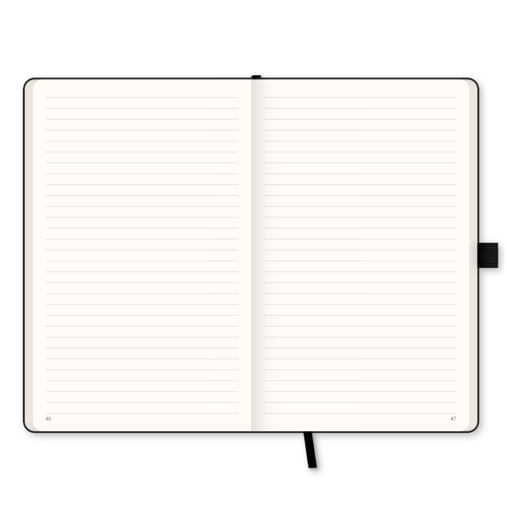 Блокнот "All metal green", А5, 96 листов, на резинке, черный, срез зеленый - 5