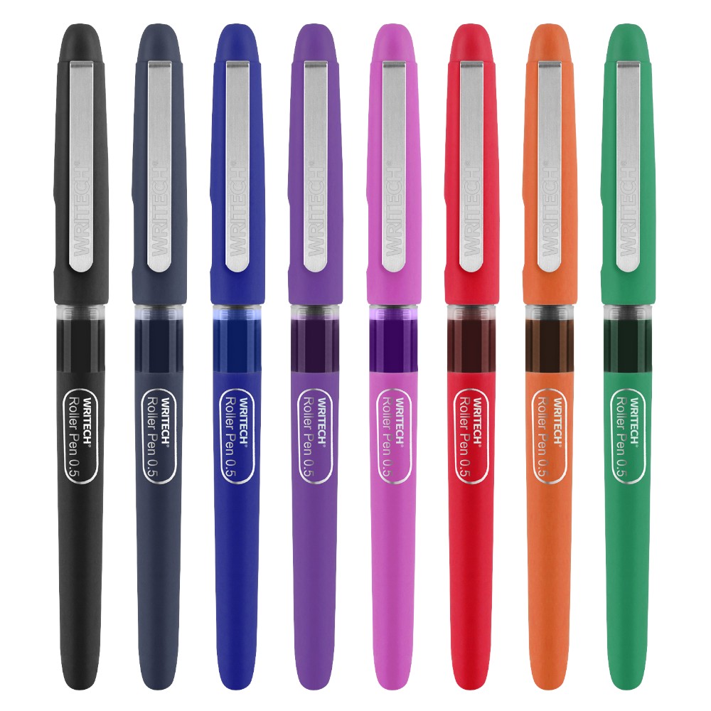 Ручка-роллер "Writech", 0,5 мм, синий, стерж. синий - 3