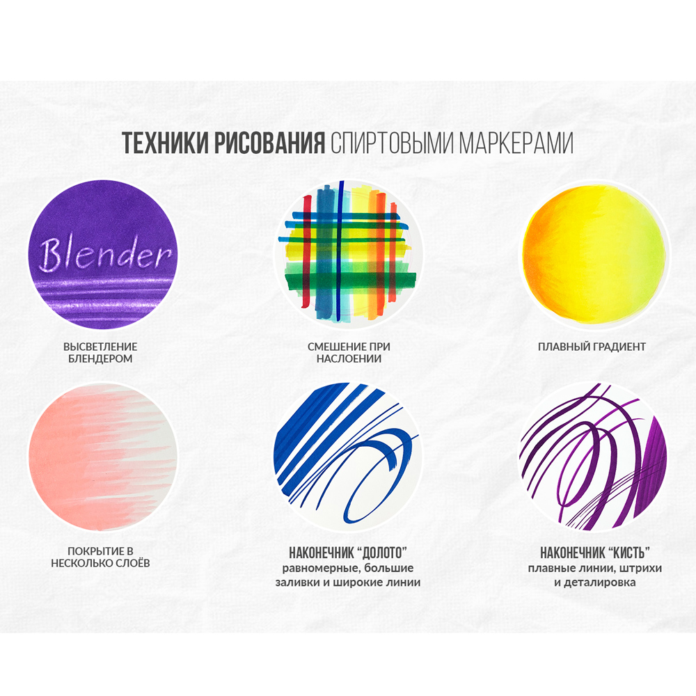 Маркер перманентный двусторонний "Sketchmarker Brush", TG8 тонированный серый 8 - 6