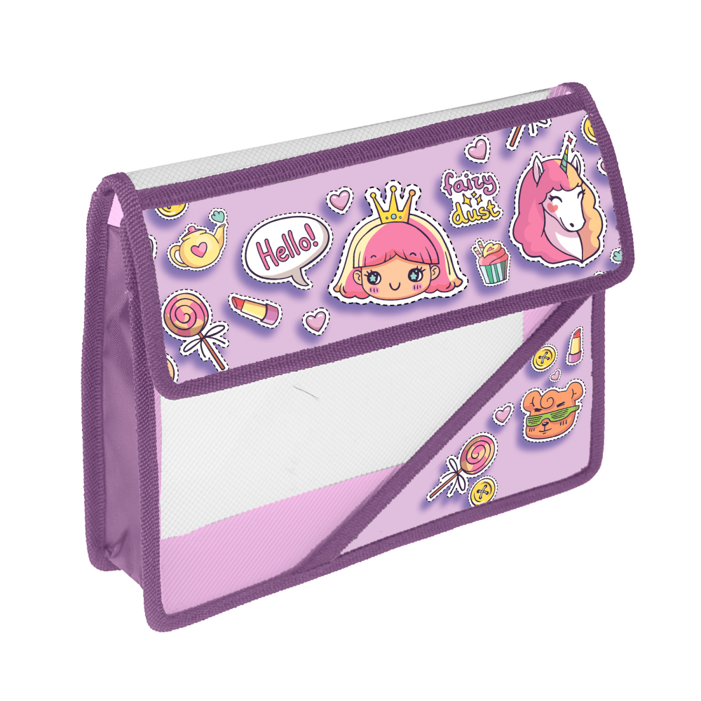 Папка для тетрадей "Микс милых стикеров"