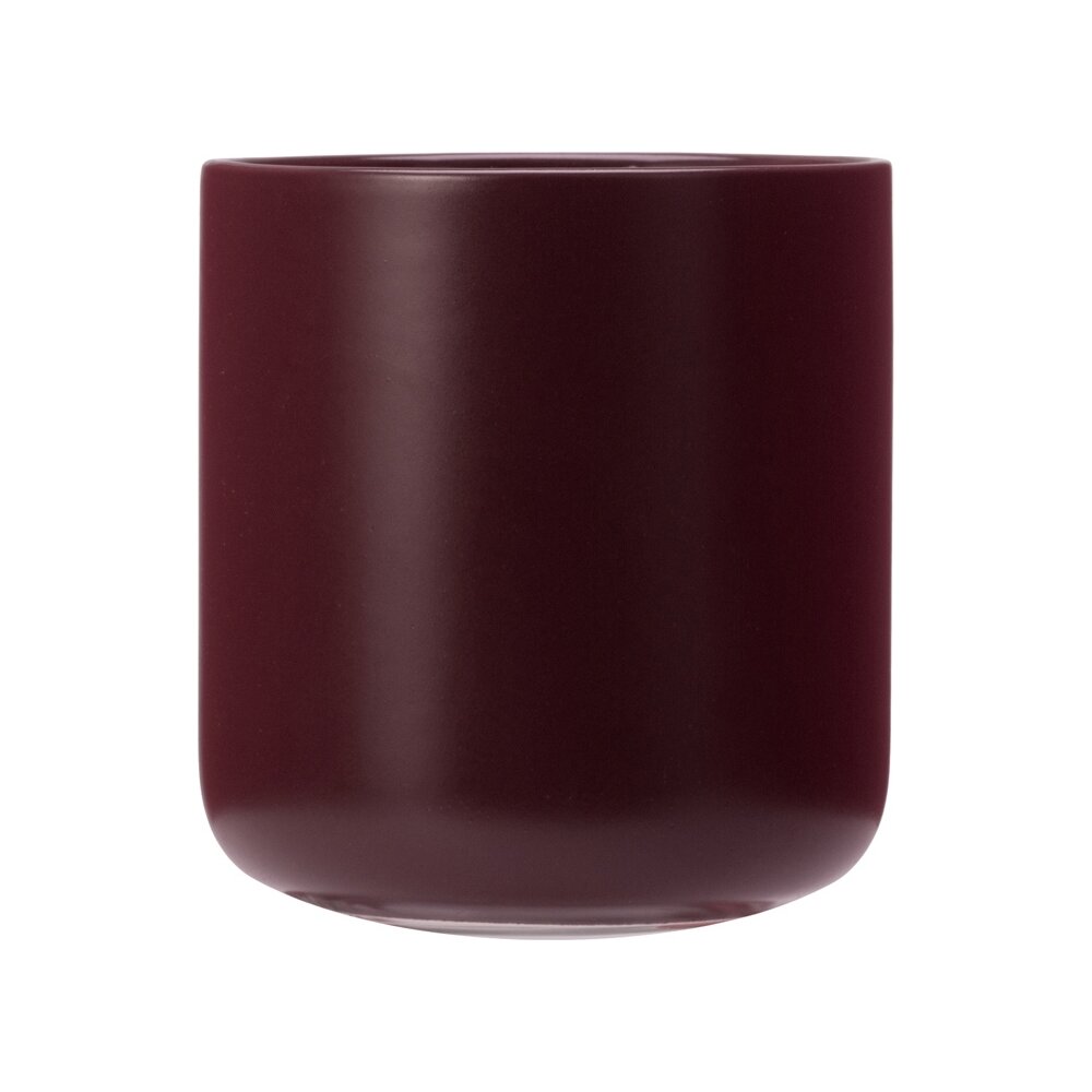 Кружка "Rita", фарфор., 410 мл., бургунди - 4