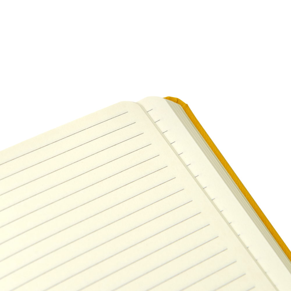 Блокнот "1818-16", А5, 96 листов, на резинке, желтый - 5