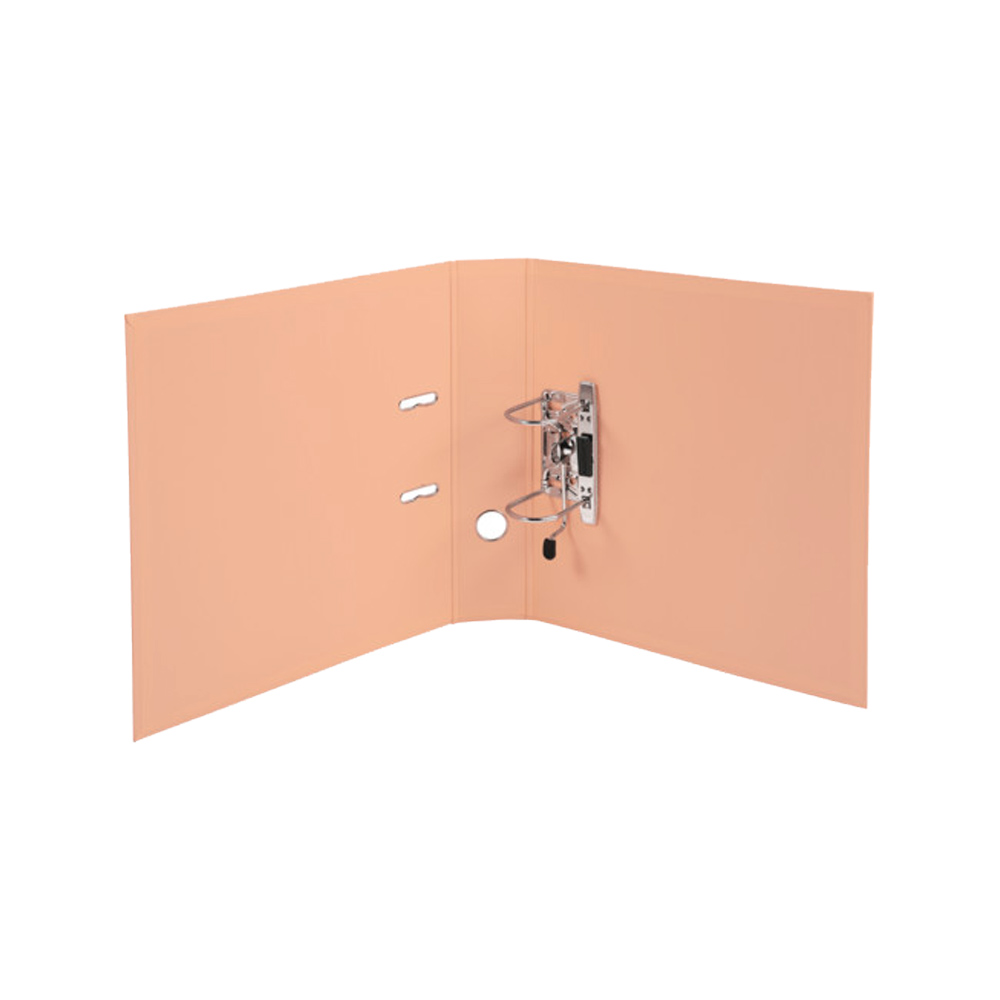 Папка-регистратор, A4, 70 мм, ПВХ, лососевый - 3