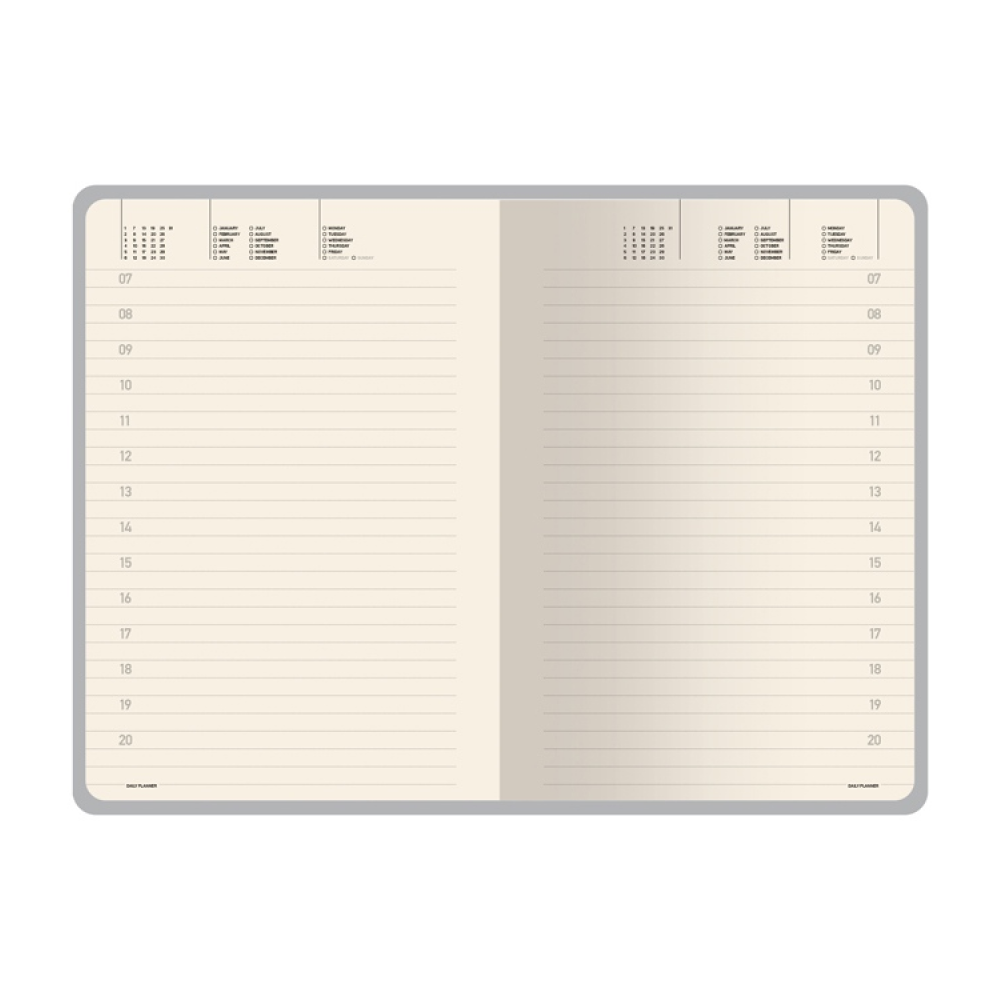 Ежедневник недатированный "Loft", А5, 272 страницы, пудровый розовый - 5