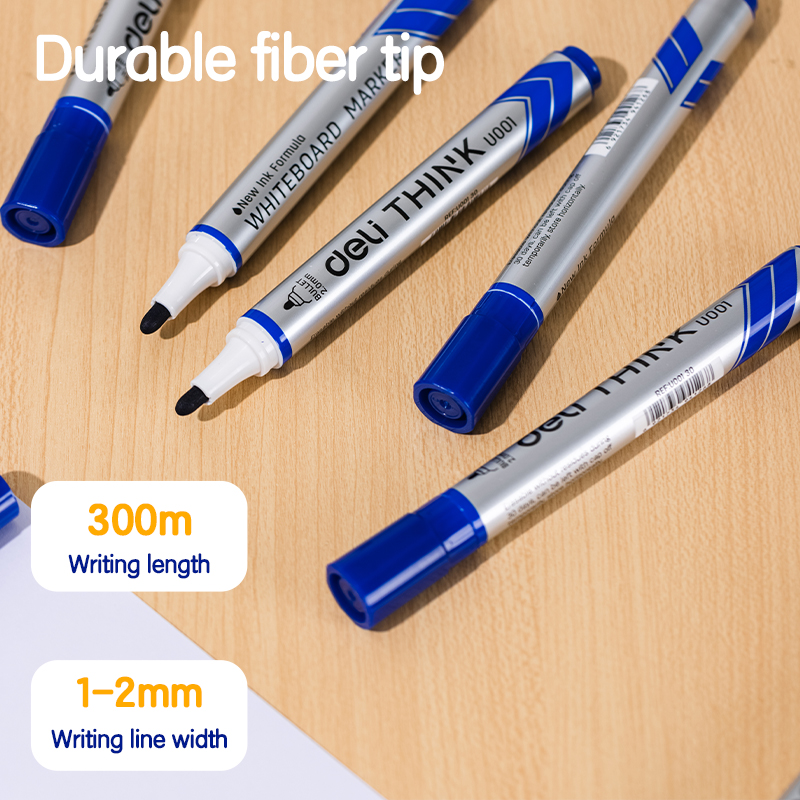 Маркер для доски "Think U001", синий - 4