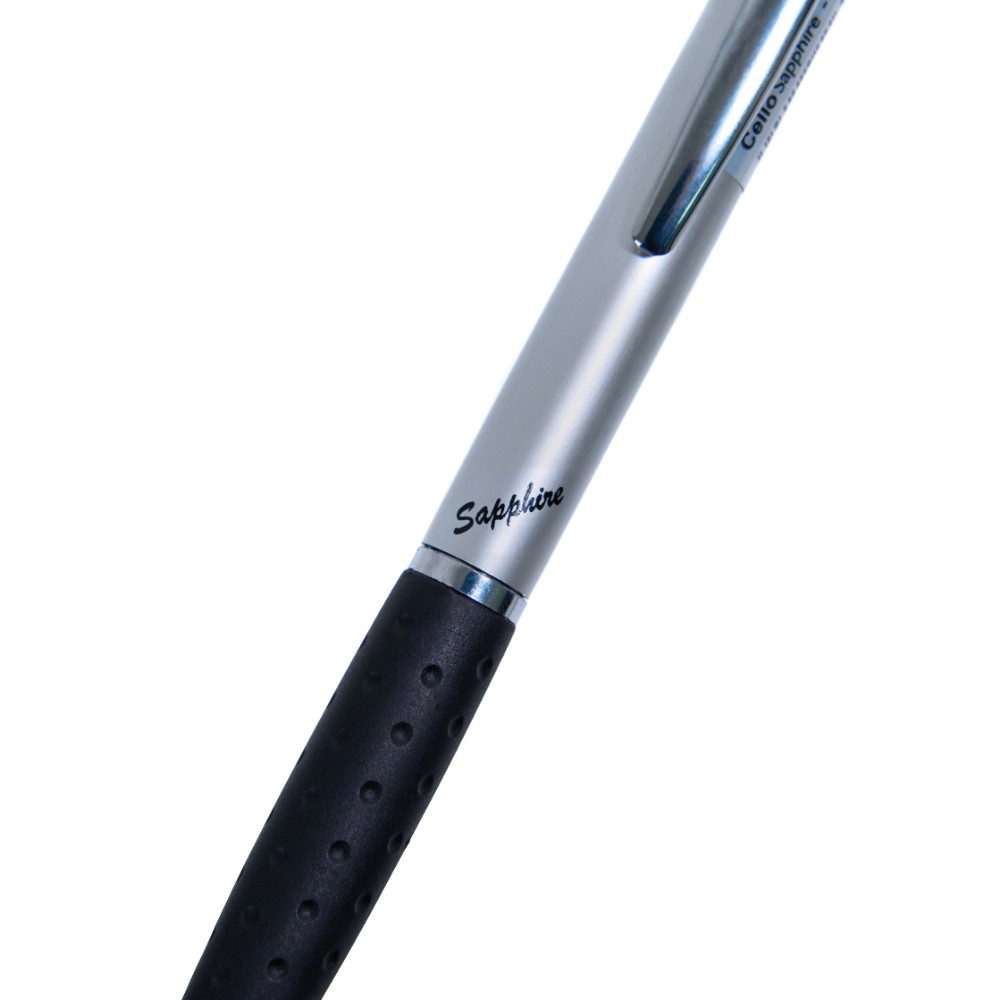 Ручка шариковая автоматическая "Sapphire", 0.6 мм, ассорти, стерж.синий - 12