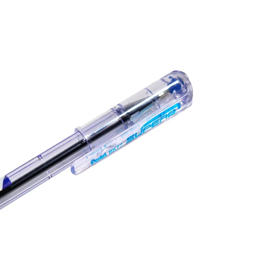 Ручка шариковая "ВК 77", 0.7 мм, прозрачный, стерж. синий - 5