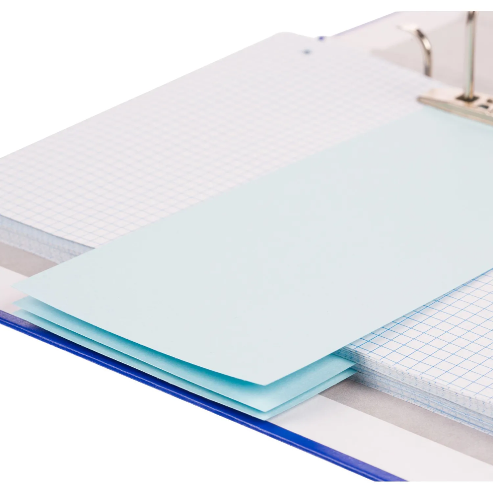 Разделитель для документов "Комус", 100 шт, голубой - 3