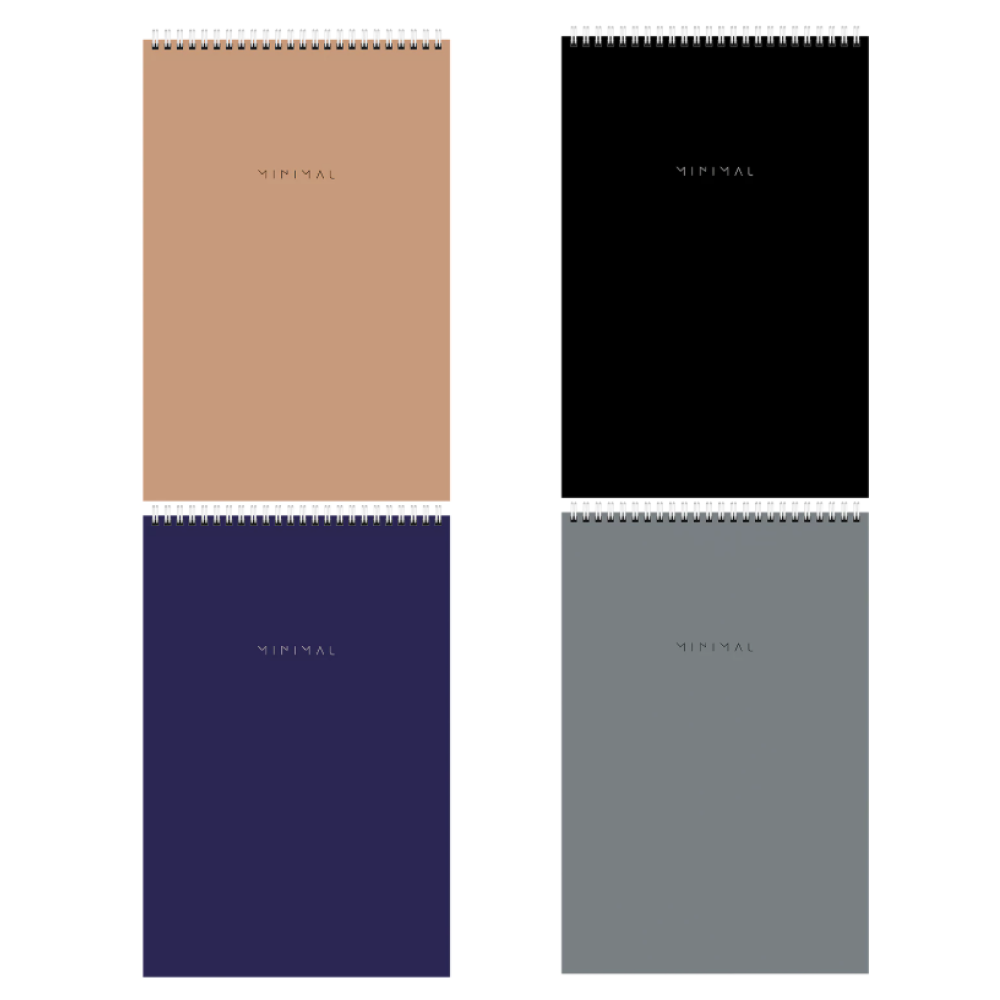 Блокнот "Minimal Classic", А4, 80 листов, в клетку, ассорти
