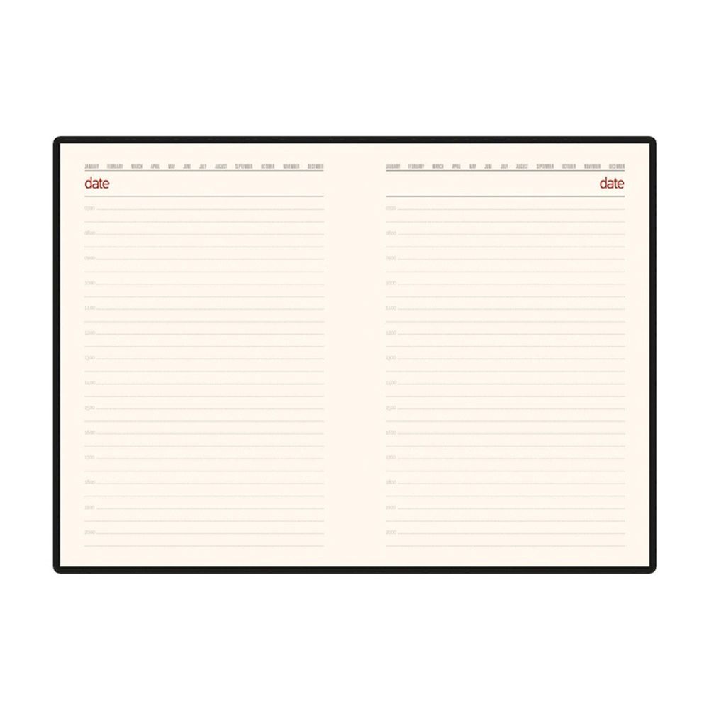 Ежедневник недатированный "Senate", А5, 272 страницы, красный - 2