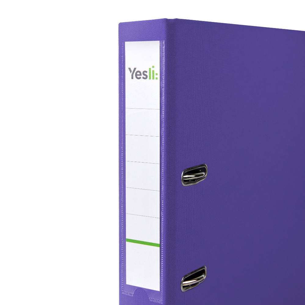 Папка-регистратор "Yesli:", А4, 50 мм, ПВХ Эко, фиолетовый - 2