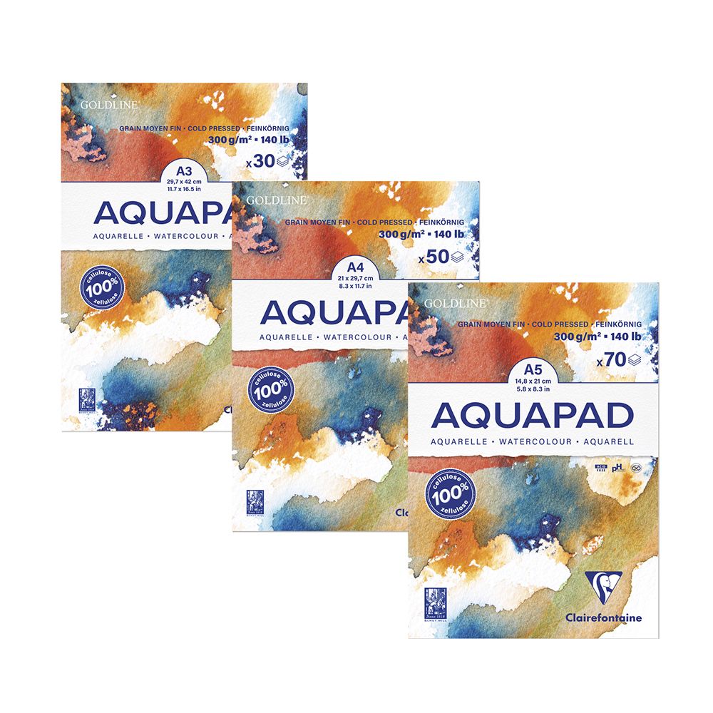 Бумага для акварели "Goldline Aqua"