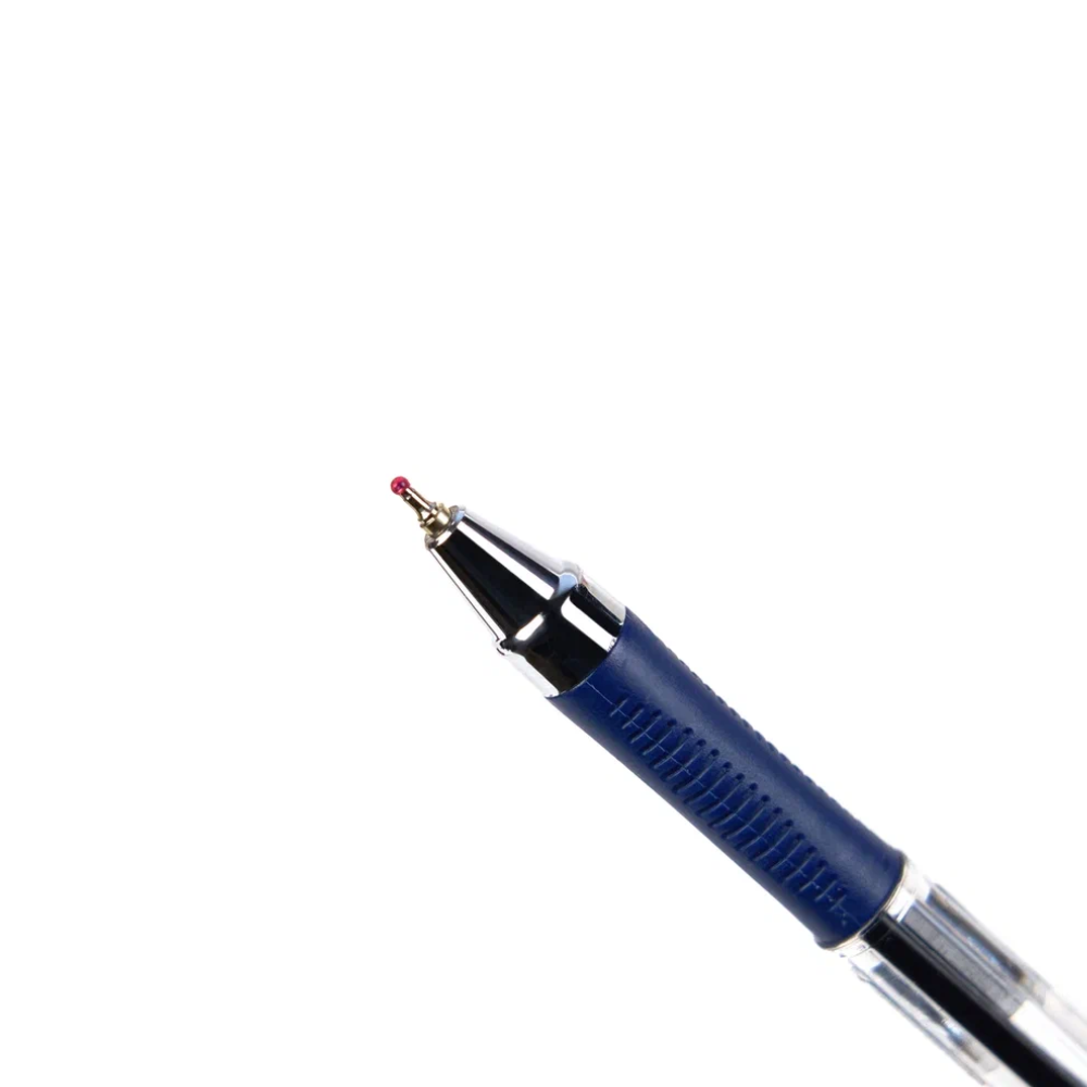 Ручка шариковая "Maxriter", 0.7 мм, прозрачный, стерж. синий - 6