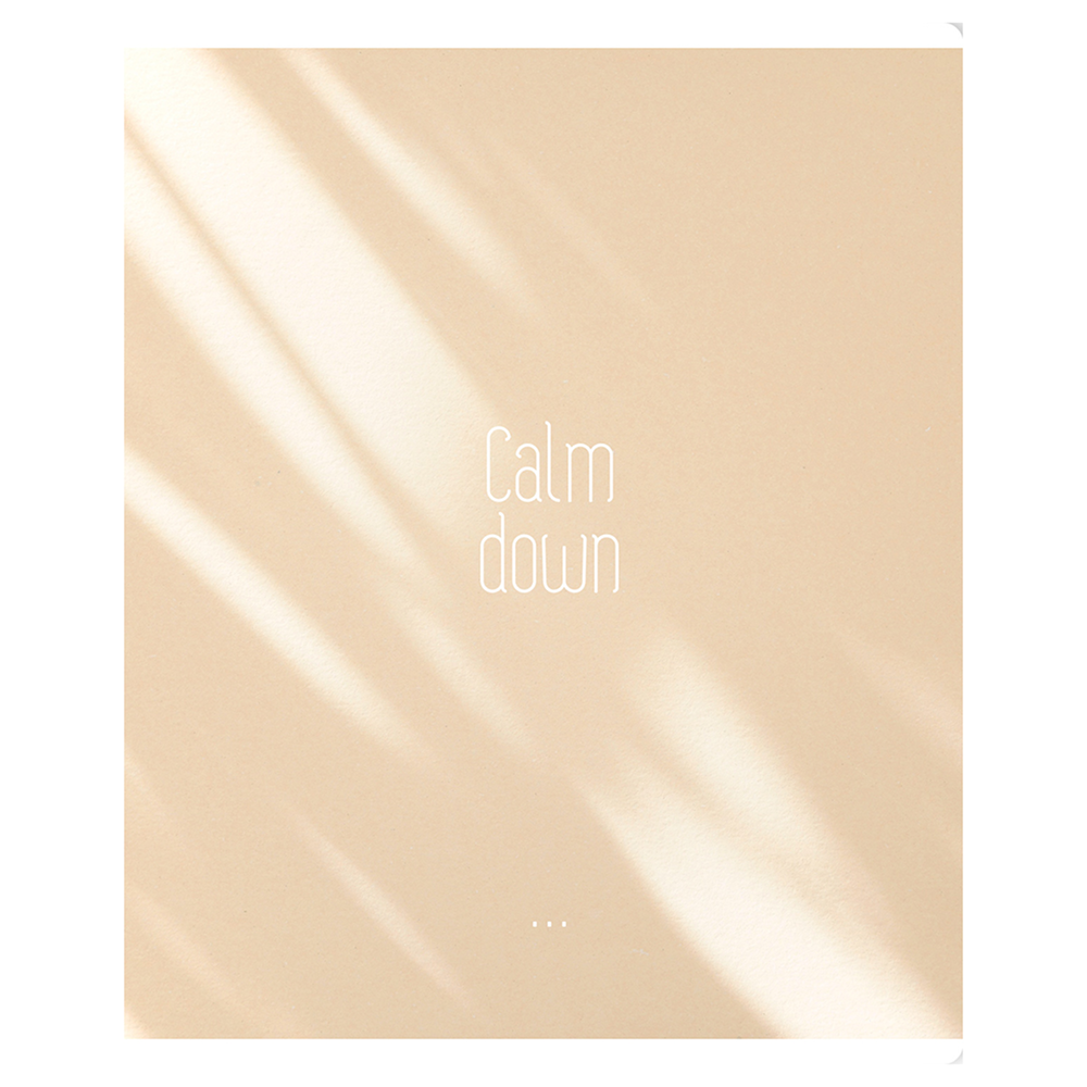 Тетрадь "Calm down", А5, 96 листов, клетка, скоба сбоку, ассорти - 2