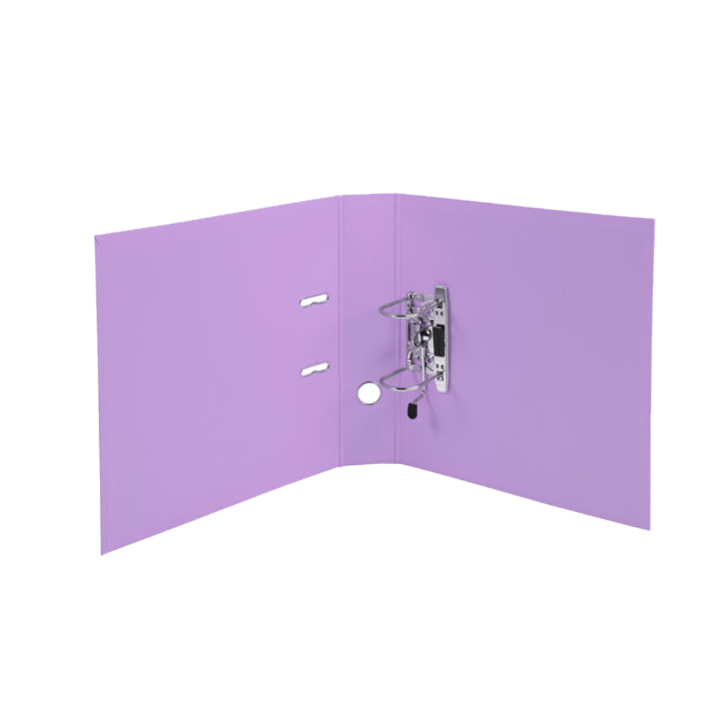 Папка-регистратор, A4, 70 мм, ПВХ, лиловый - 4