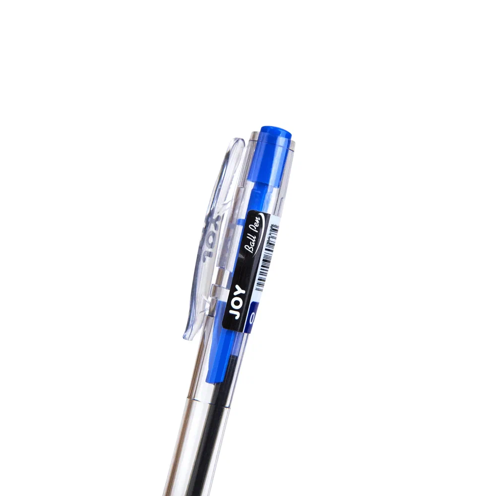 Ручка шариковая автоматическая Cello "Joy", 0.7 мм, прозрачный, стерж. синий - 3