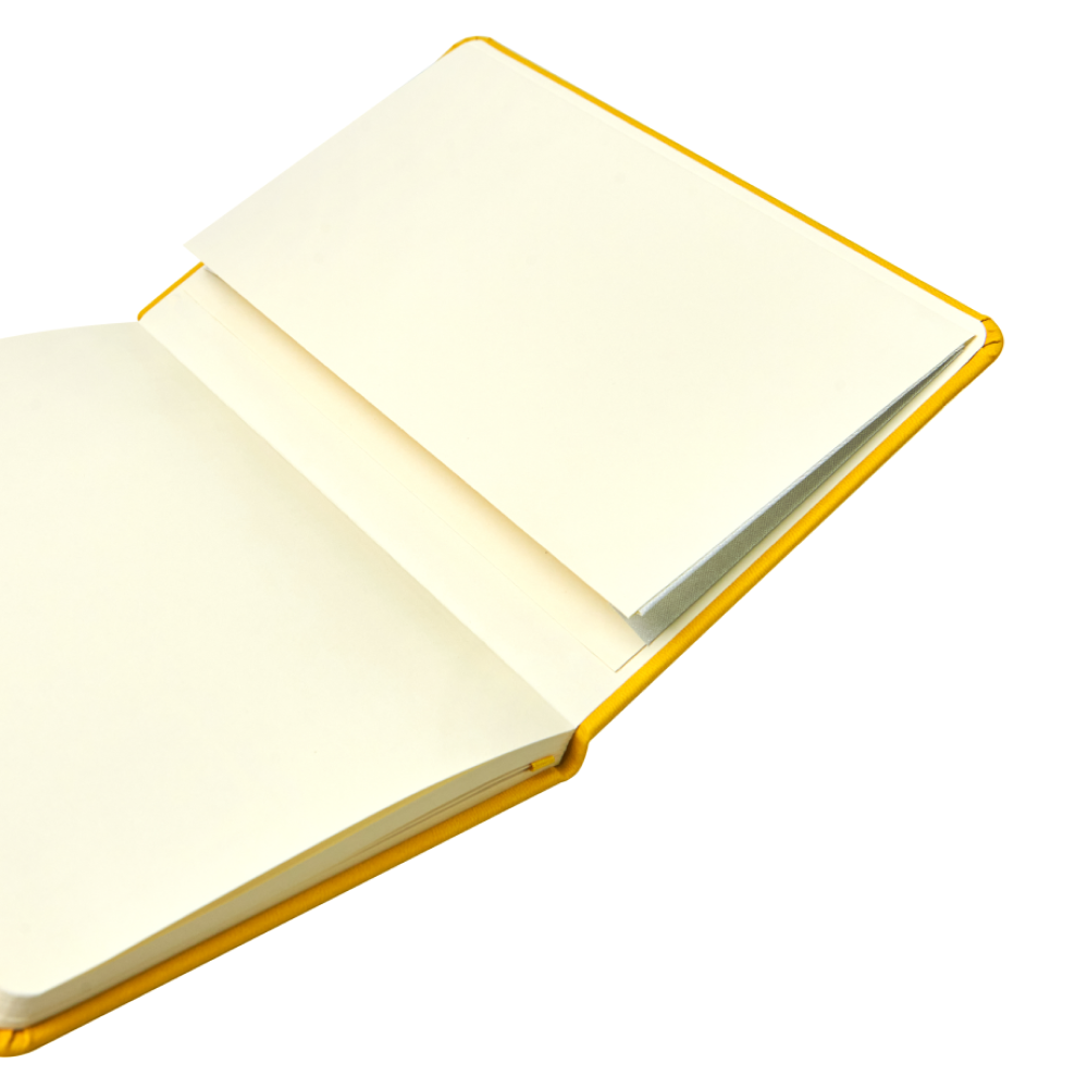 Блокнот "1818-16", А5, 96 листов, на резинке, желтый - 7