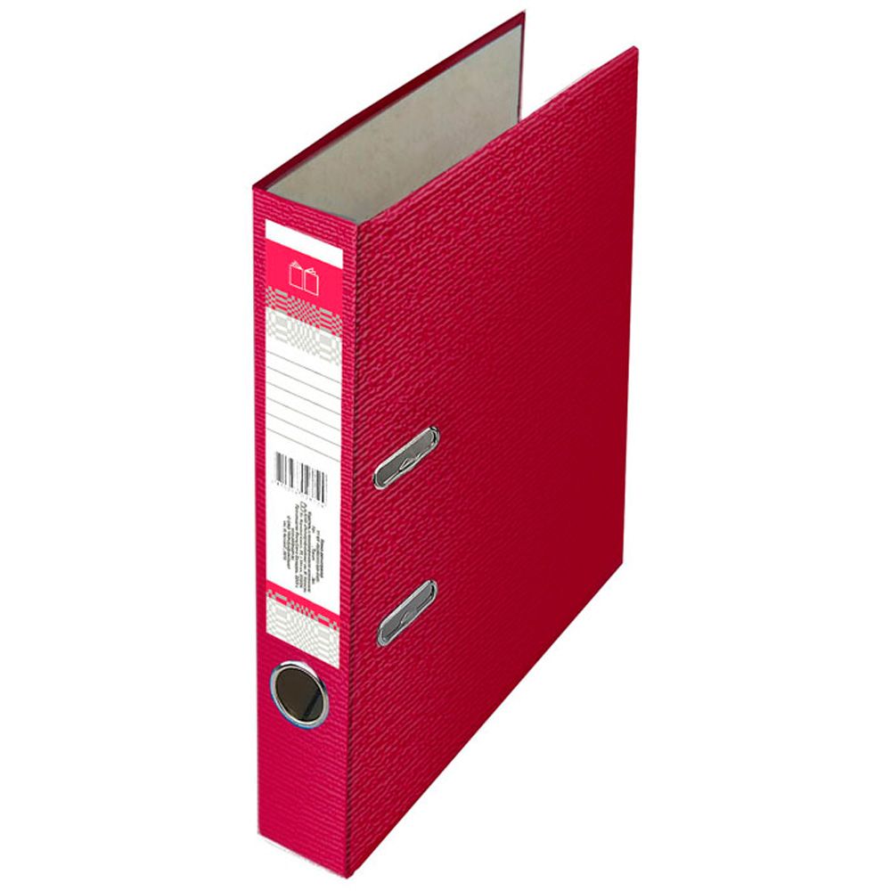 Папка-регистратор «Полиграфкомбинат», А4, 50 мм, ПВХ Эко, бордовый