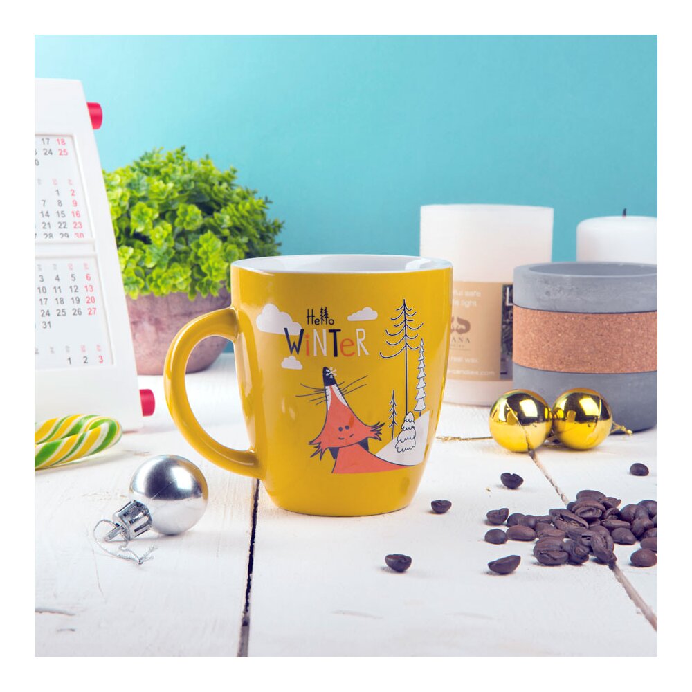 Кружка "Anna", керамика, 310 мл, черный - 3