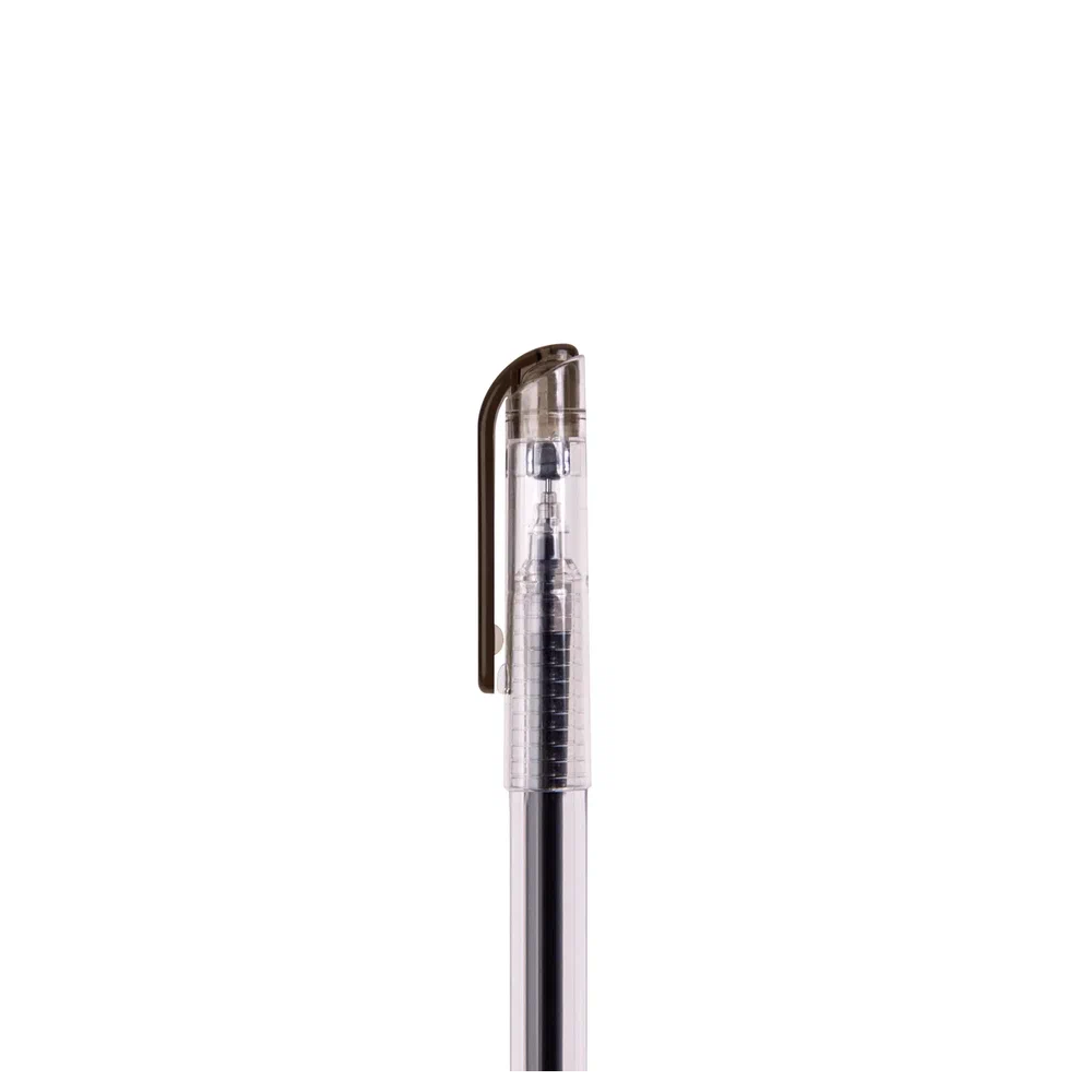 Ручка гелевая "My-Gel Standard", 0.5 мм, прозрачный, стерж. черный - 3