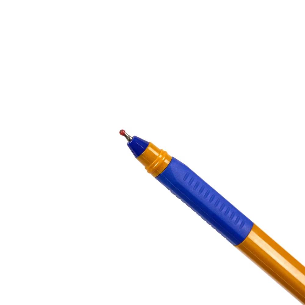 Ручка шариковая "Tri-GRIP", 0.7 мм, желтый, стерж. синий - 4