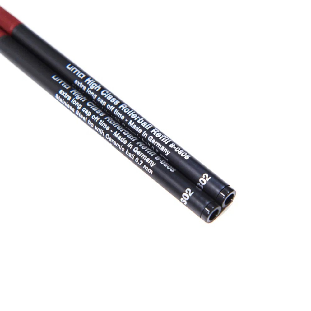 Стержень-роллер UMA, 0.7 мм, 113 мм, черный, 2 шт - 5