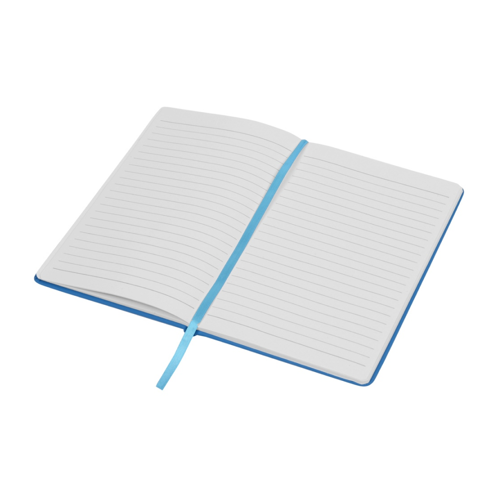 Блокнот "Spectrum", А5, 96 листов, на резинке, светло-синий - 3