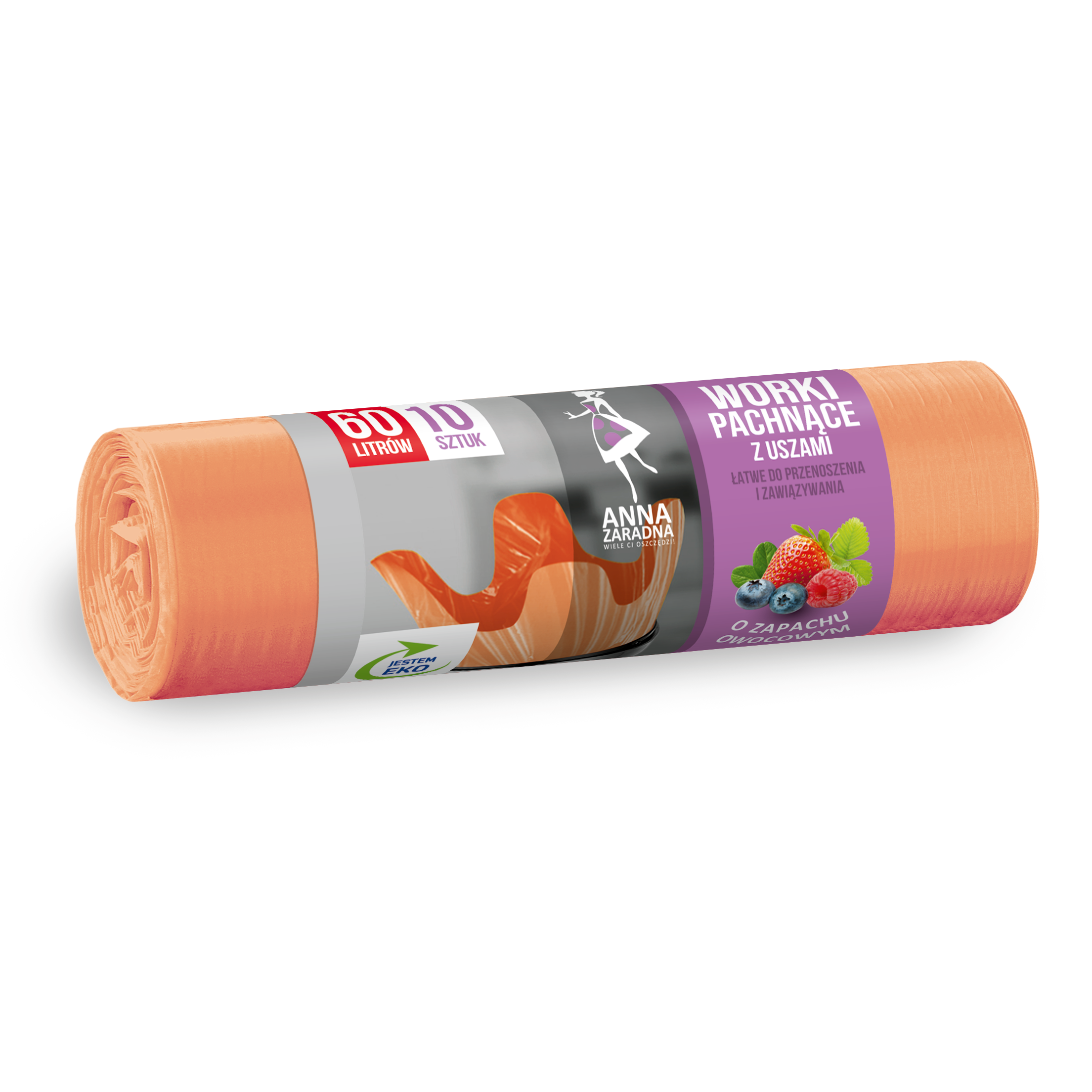 Мешки для мусора "Anna Zaradna", 16 мкм, фруктовый аромат