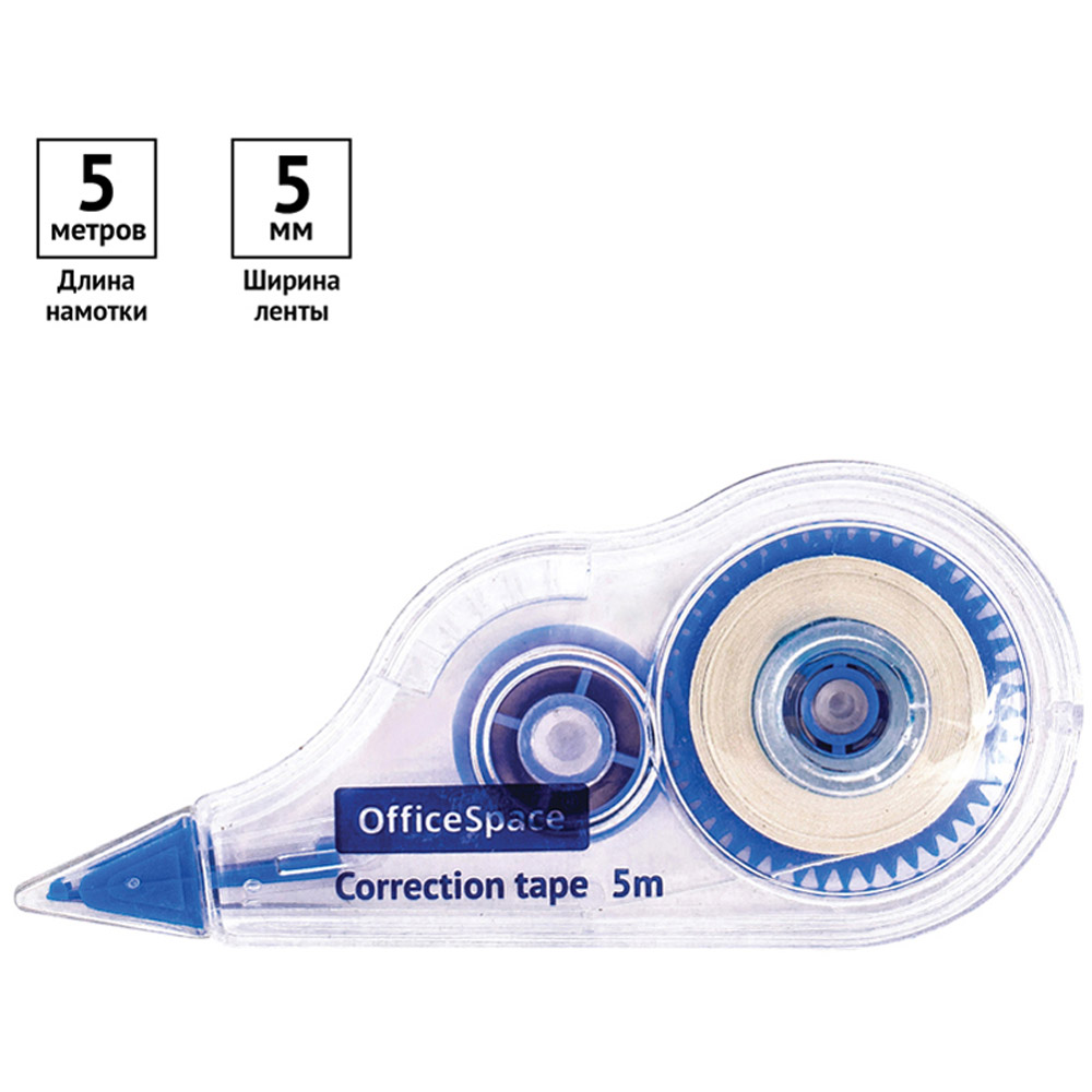 Корректирующий роллер "Office Space", лента, 5x5 мм/м - 2