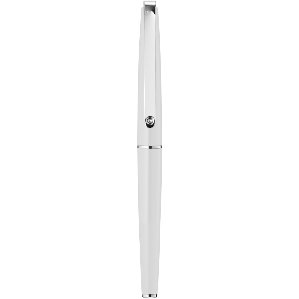 Ручка-роллер UMA "Eternity R", 0.7 мм, белый, стерж. синий