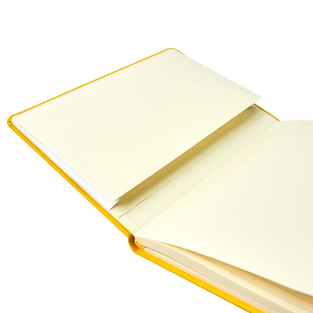 Блокнот "1818-16", А5, 96 листов, на резинке, желтый - 6