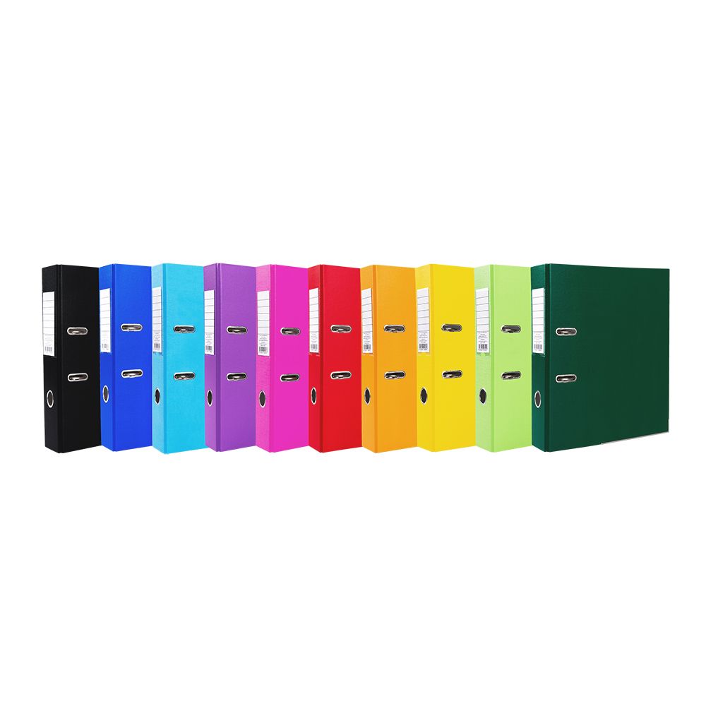 Папка-регистратор "OfficeStyle", А4, 75 мм, ПВХ Эко, светло-салатовый - 5